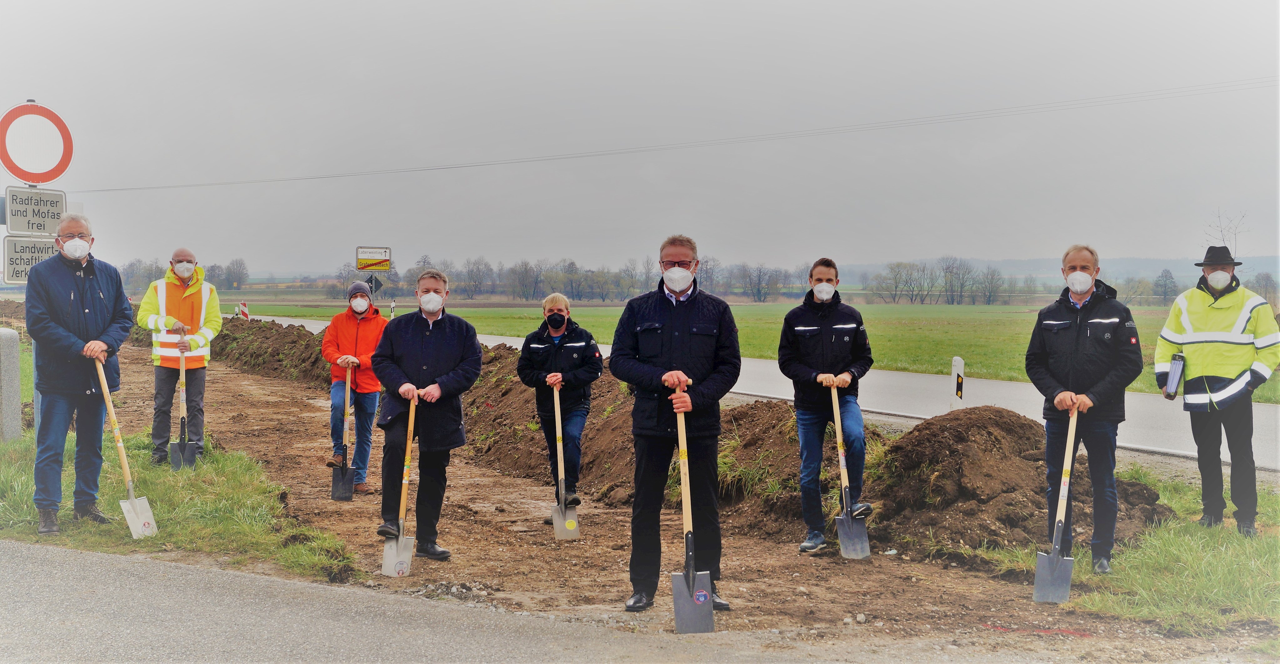 Eine sichere Verbindung von Grafentraubach zum Hauptort Laberweinting