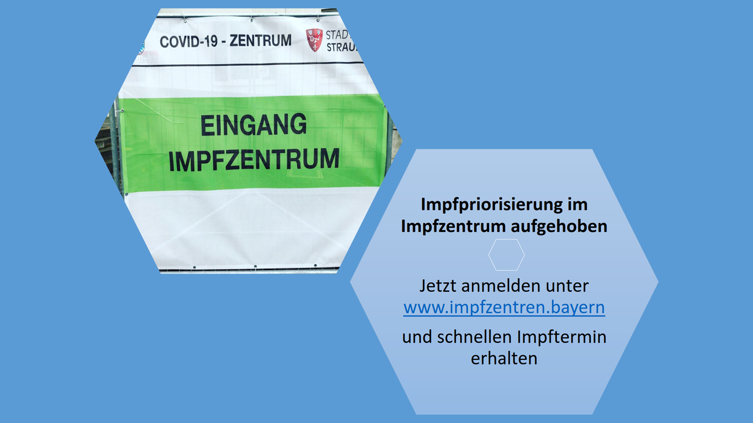 Aufhebung Priorisierung Impfzentrum Straubing Landkreis StraubingBogen