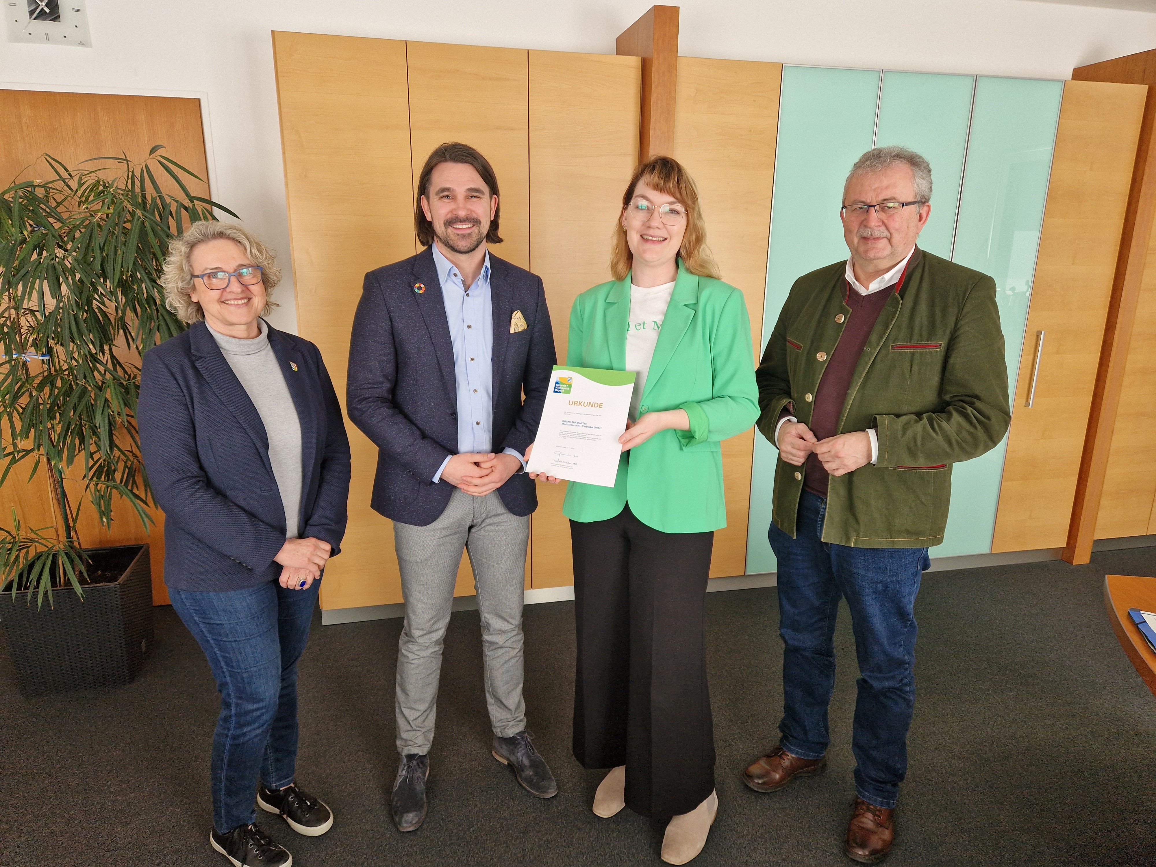 Auszeichnung „Umwelt- und Klimapakt Bayern“ 