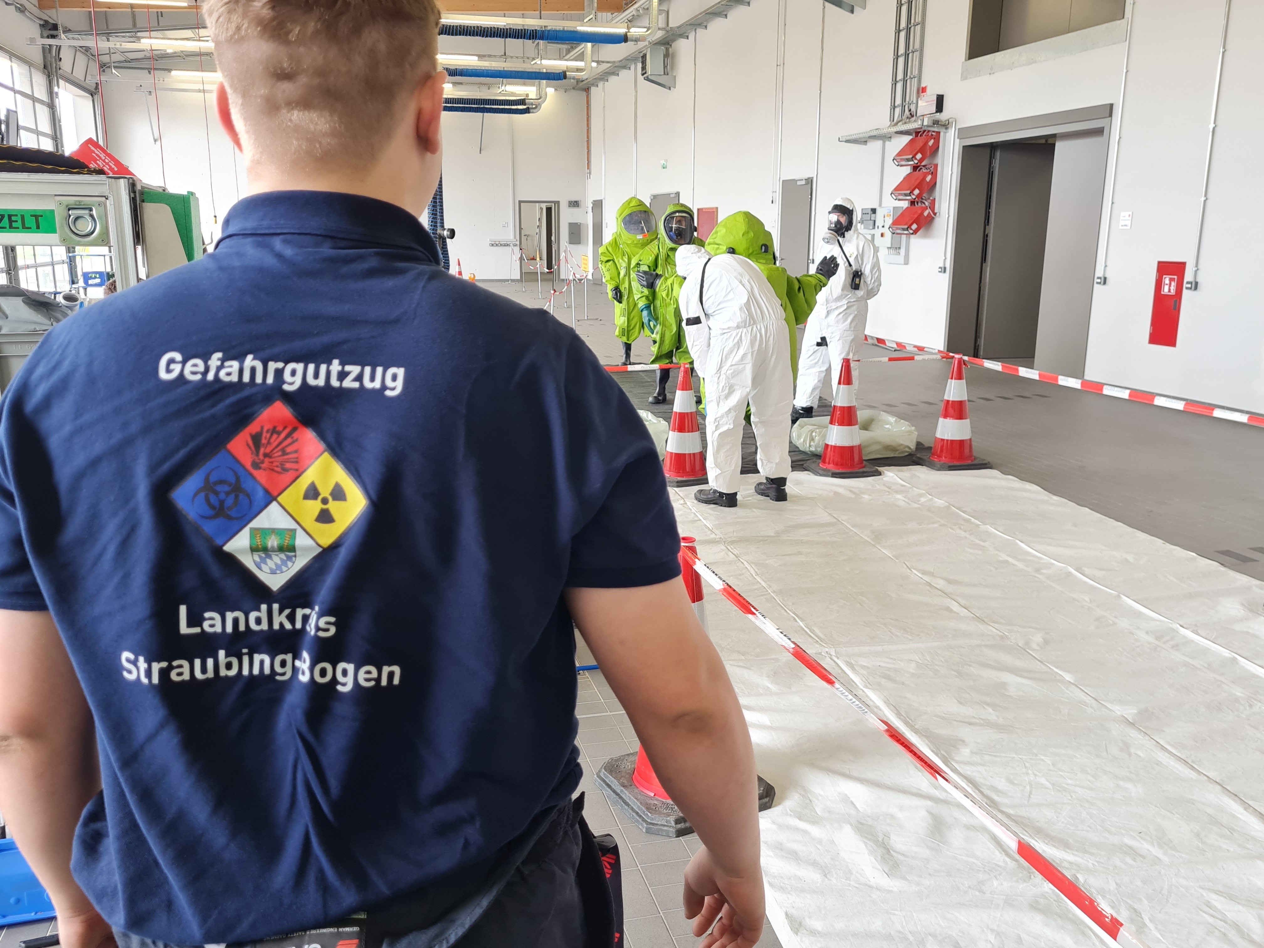 Praktische Ausbildung beim Gefahrgutzug