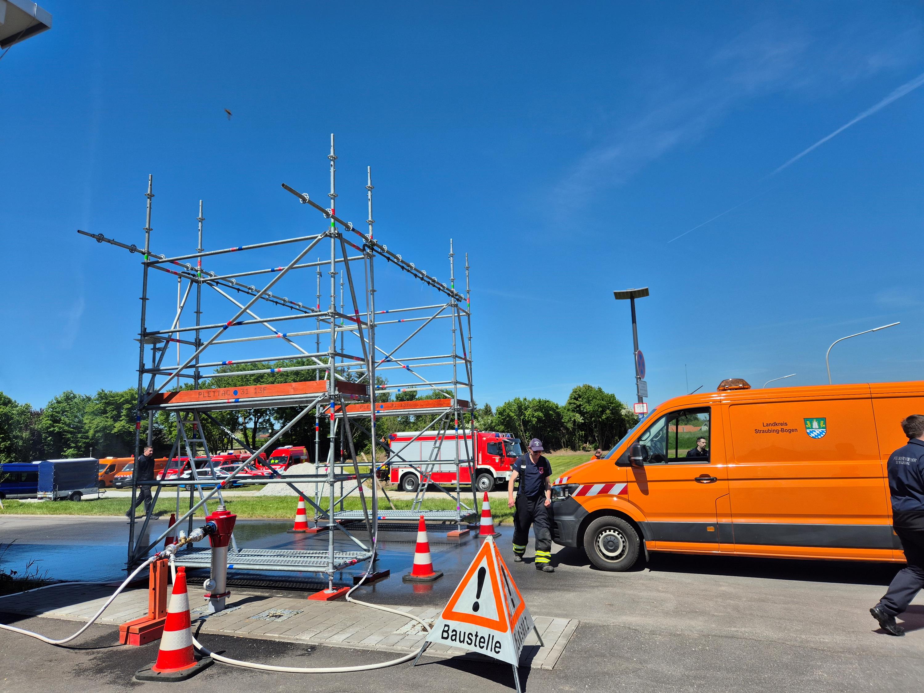 Tierseuchenübung Desinfektion II