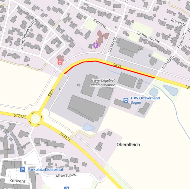 Kreisstraße SR 71 in Furth halbseitig gesperrt