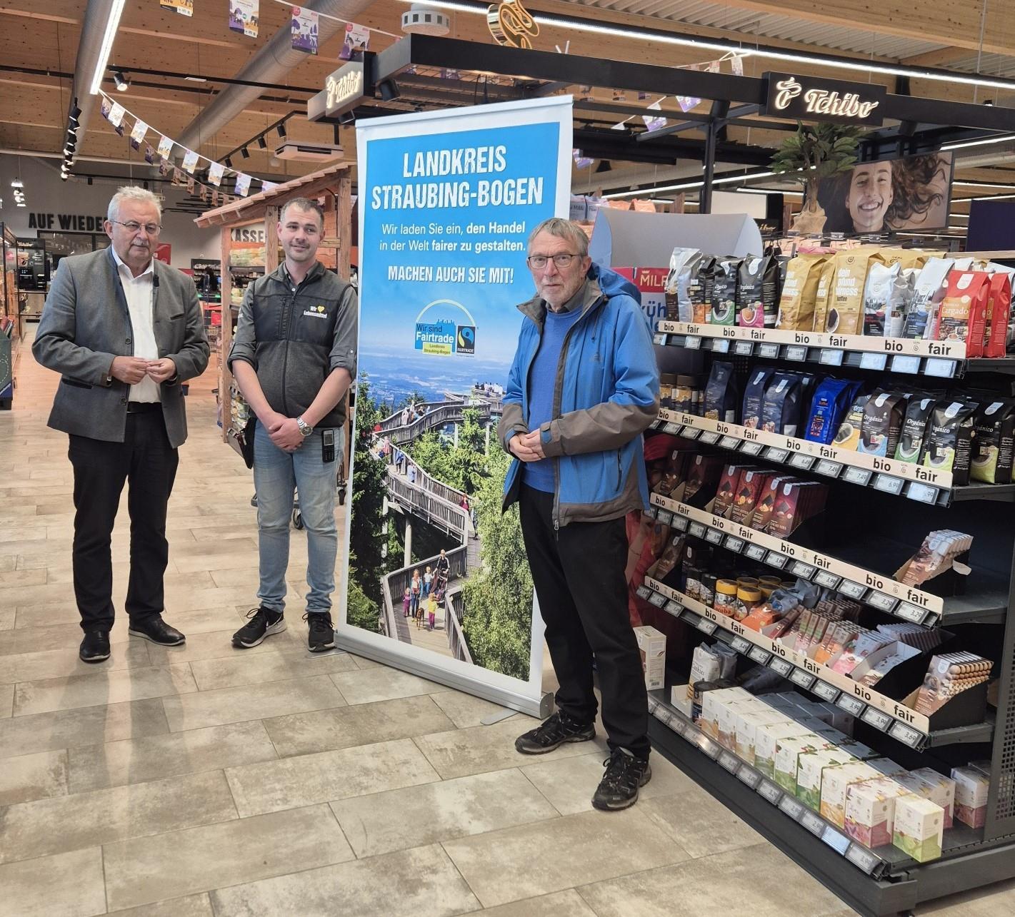 Besuch bei Edeka Stock in Mallersdorf-Pfaffenberg