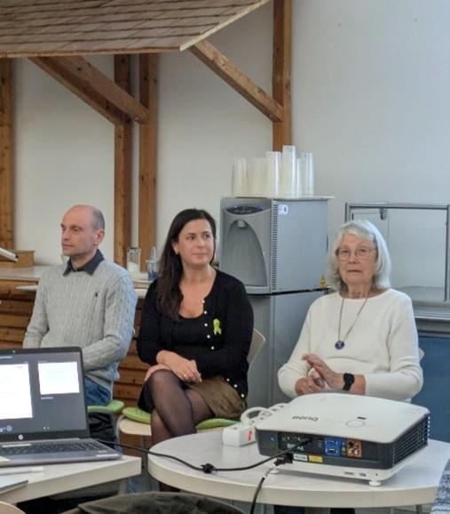 Die Referenten bei der Veranstaltung.