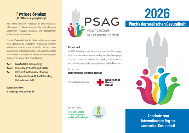 Flyer zu den Veranstaltungen