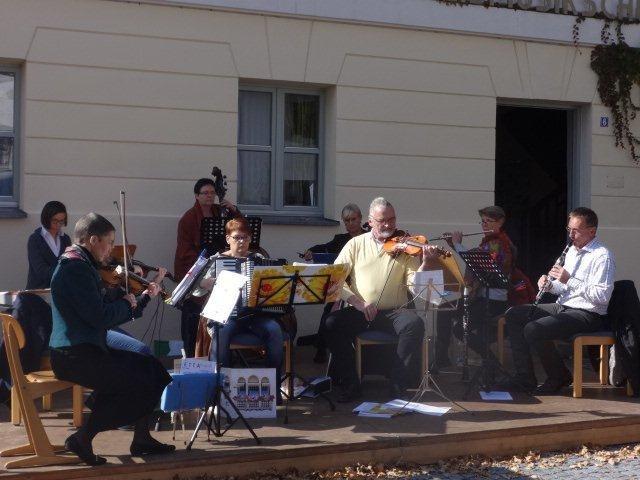 Salonorchester Marktmeile Mitterfels 11.10.2015