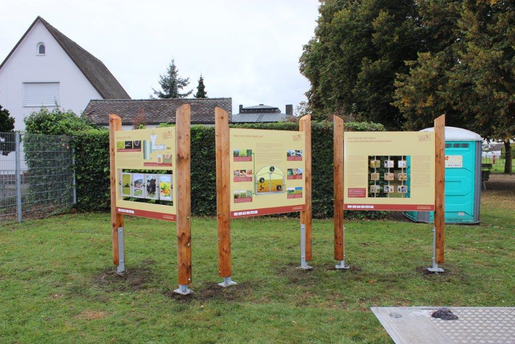 Nachwachsende Rohstoffe im Römerpark - Mitmachstation und Schaugarten