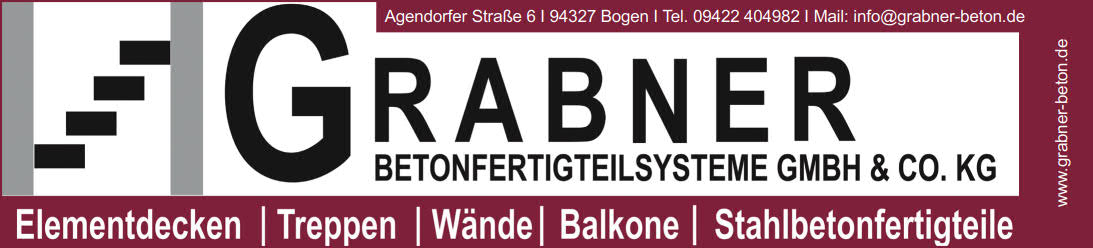 Grabner Beton, Logo mit Adresse
