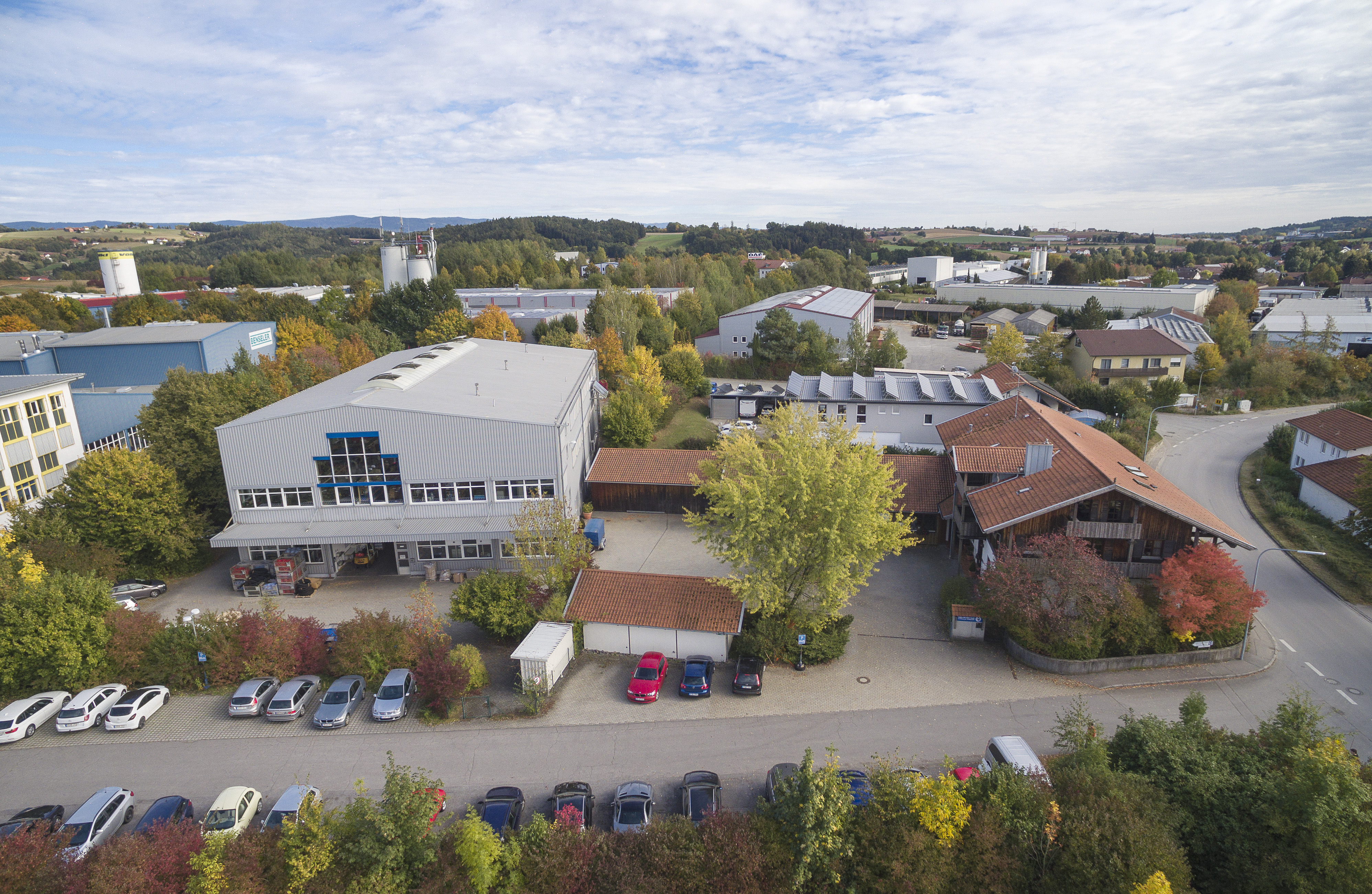 Werksgelände Eugen Metzger GmbH Hydraulik - Zubehör, Luftbildaufnahme