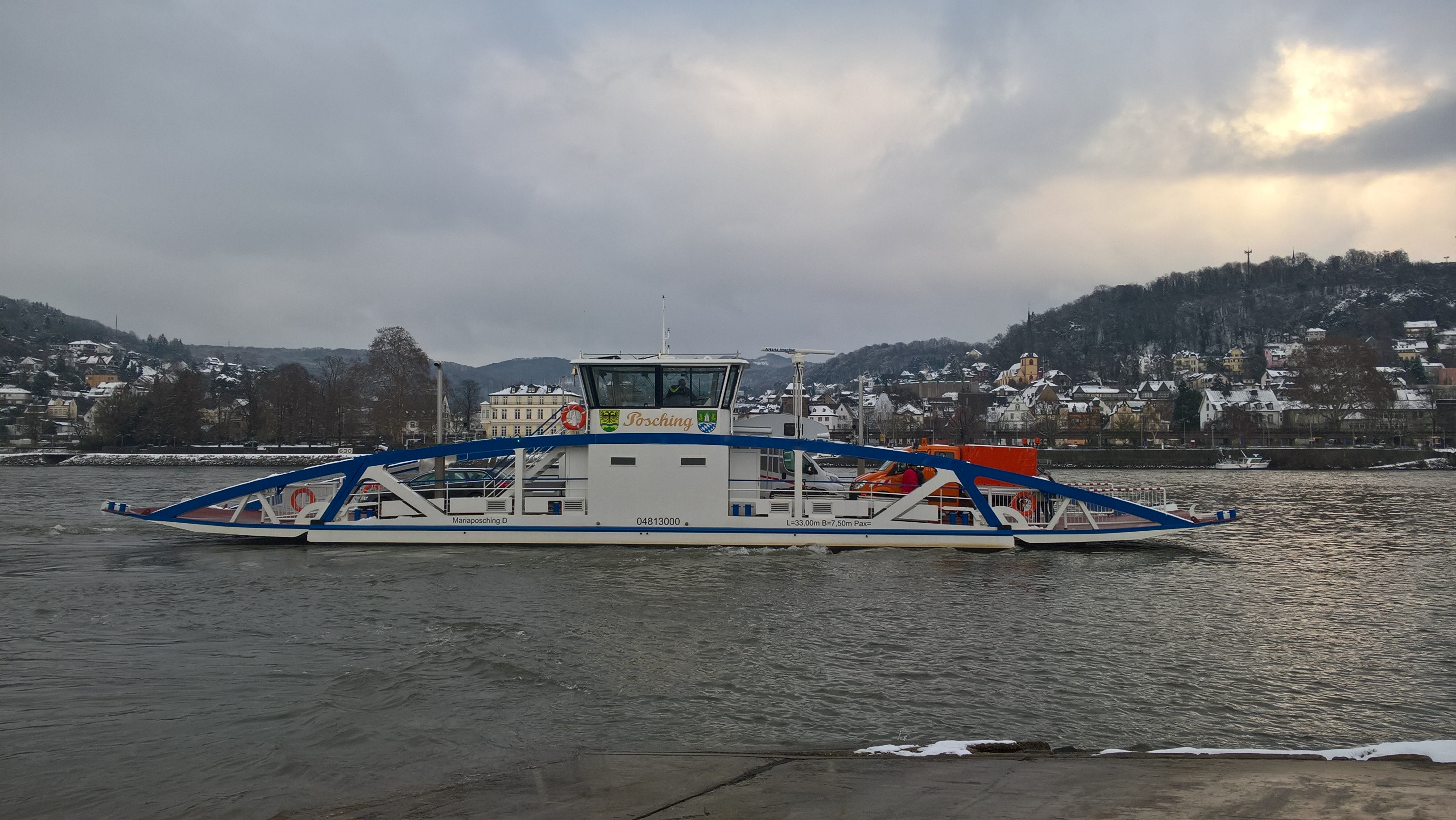 Ankunft der Donaufähre ist für das Wochenende geplant