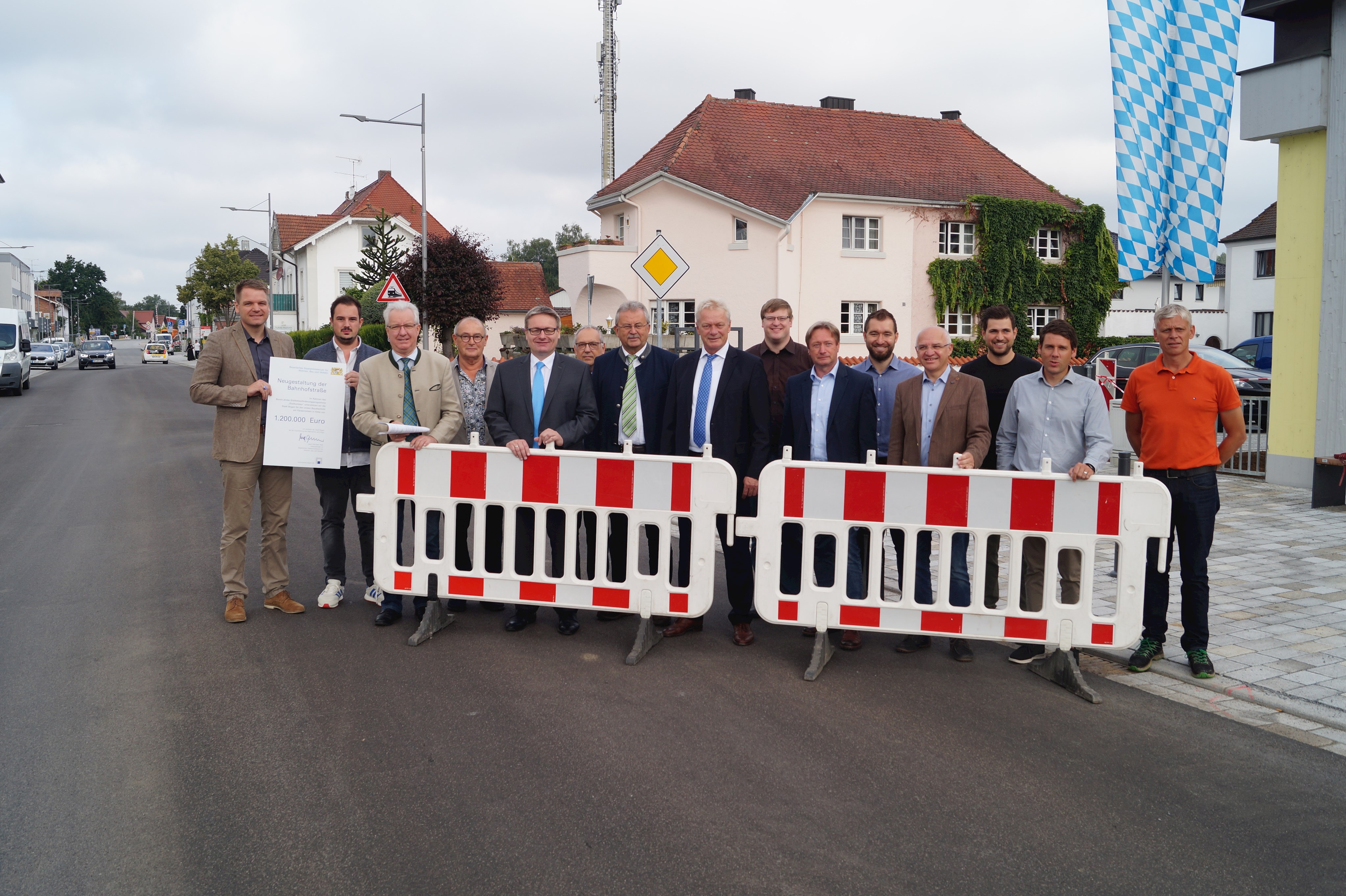 Punktlandung in der Bahnhofstraße