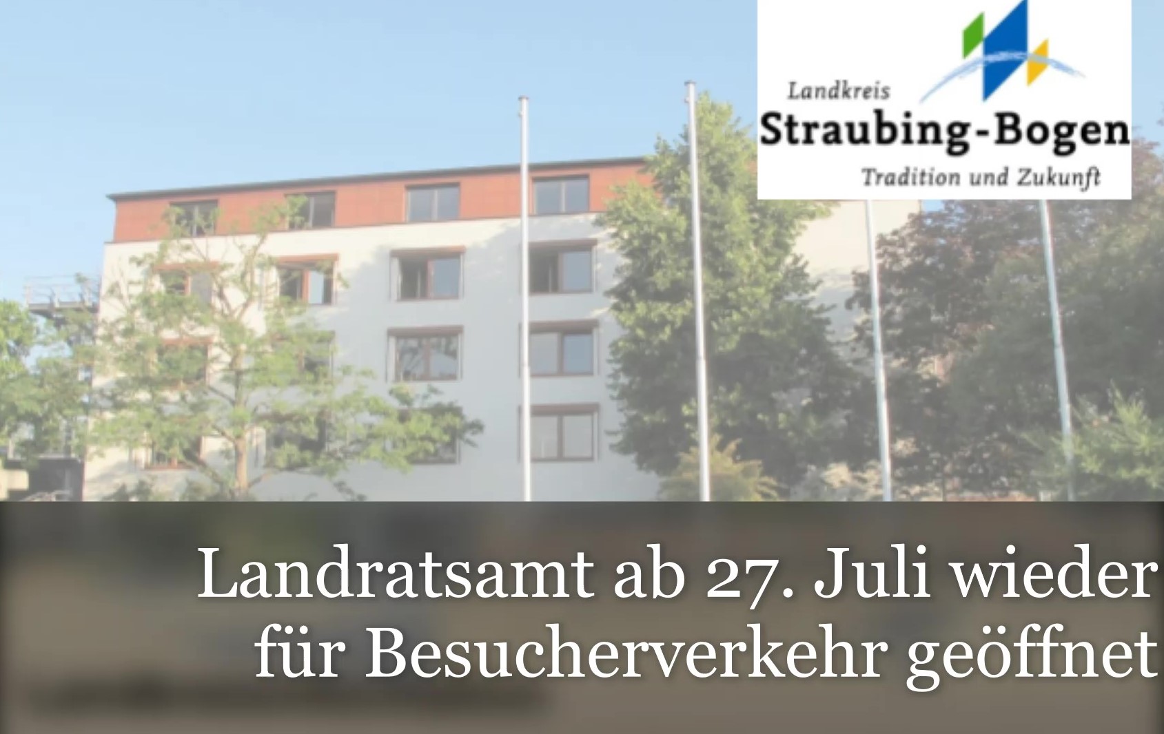 Landratsamt ab Montag, 27. Juli, wieder ohne vorherige Terminvereinbarung geöffnet