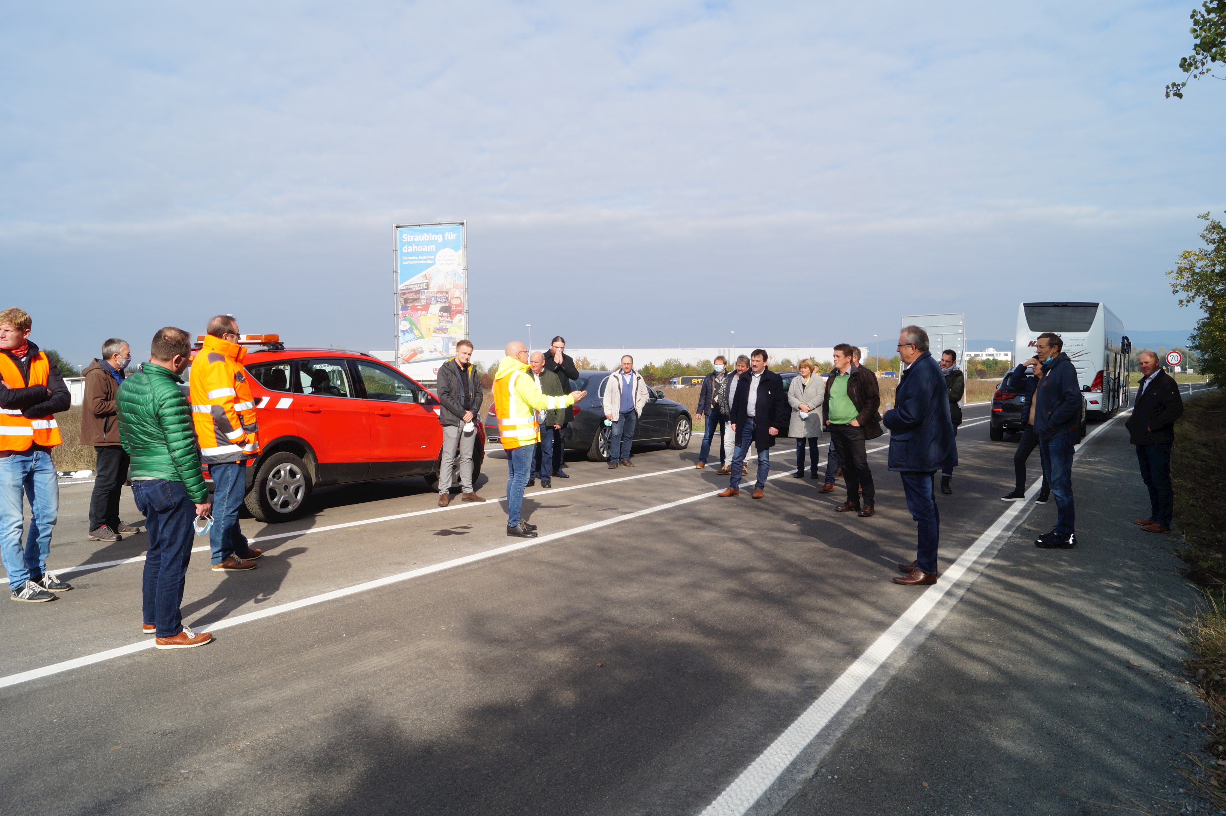 Verkehrsfreigabe der SR 12 nach Oberbauverstärkung